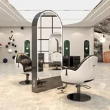 Spiegel Standspiegel Ganzkörperspiegel Friseurspiegel Umkleidespiegel Kosmetikspiegel Fitnessspiegel Schwarz B