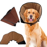 DITAIX Halskrause Hund Leckschutz Weich Trichter: Comfy Cone Schutzkragen Hund FüR Nach Op - Katzen Protection Collar Vorbeugung Von Biss-Und Leckwunden Verstellbar Halsband Hund Halskragen