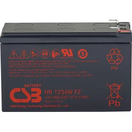 CSB Battery HR 1234W high-rate HR1234WF2 Bleiakku 12 V, 8400 mAh)
