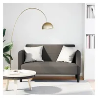 VidaXL Zweisitzer-Sofa Hellgrau 109 cm Cordstoff