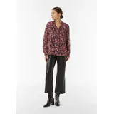 Comma, Bluse, mehrfarbig|rot, 40