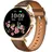 40 mm Gold Lederarmband Braun