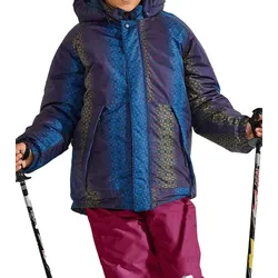 Scout Schnee-Jacke SNOWY Kinder Winter-Jacke Jungen und Mädchen Funktions-Jacke mit Kapuze 6190 3006 Blau/Bunt - 