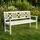 prestige home living outdoor 3-Sitzer Gartenbank 150 x 61 x 89 cm Weiß