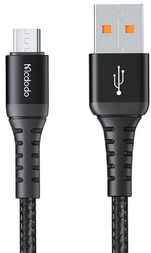 mcdodo CA-2281 Schnellladekabel Micro-USB Schwarz 1m Smartphone-Kabel schwarz