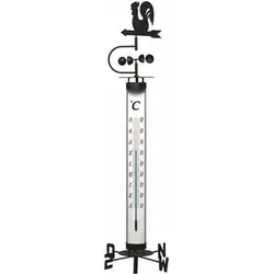 TFA Boden Thermometer 12.2035 Schw, Thermometer + Hygrometer, Schwarz