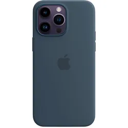 APPLE Handyhülle "iPhone 14 Pro Max Silicone MagSafe" Hüllen Gr. iPhone 14 Pro Ma, blau (storm blue) Zubehör für Handys Smartphones