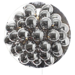By Rydens Gross Wandl. Ø60cm rauchgrau Wandleuchte