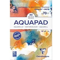 Quo Vadis Aquarellpapier Aquapad A5 70 Blatt 300 g/m2 weiß