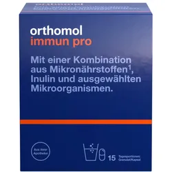 orthomol immun pro - Inulin, Mikronährstoffe und ausgewählte Mikroorganismen - Granulat/Kapseln