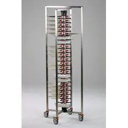 CombiSteel Teller Regal Trolley Zusammenklappbar 60