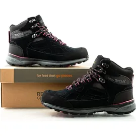 Regatta Damen Samaris Wildleder wasserdichte Trekkingstiefel 37 - Schwarz - 37