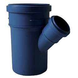 Abflussrohr Abzweiger reduziert 45° DN 90/50, schallisoliert