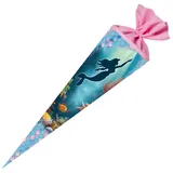 NESTLER Schultüte Meerjungfrau 70cm rund