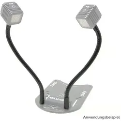 Platypod 2x Goosenecks stapelbare Schwanenhals Halterungen für Universal-Bodenstative
