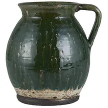 ib laursen Vase mit Henkel rustikal Avignon in grün