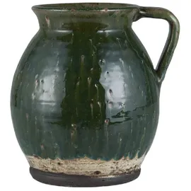 ib laursen Vase mit Henkel rustikal Avignon in grün