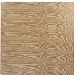 Bolero Tischplatte Quadratisch Vorgebohrt Farbe Esche Natur 700mm