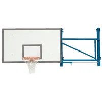 Sport-Thieme Basketball-Wandanlage Schwenkbar. Ausladung 170 cm. Betonwand