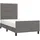 vidaXL Bettgestell 100 x 200 cm Grau