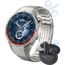 Huawei Watch GT 5 Pro 46 mm Titansilber Titan-Armband