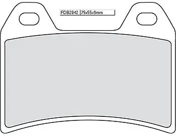 FERODO FDB 2042 ST Sinterbelag