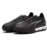 Puma Unisex Ultra 5 Match TT Soccer Shoe, Black White, 39 EU