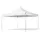 TOOLPORT Faltpavillon 4 x 4 m inkl. Seitenteile Weiß/Grau