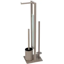 Wenko WC-Garnitur Rivalta Taupe 1 St.
