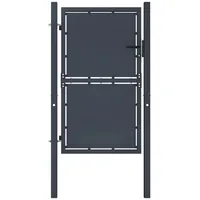 vidaXL Gartentor Stahl 100 x 150 cm Anthrazit