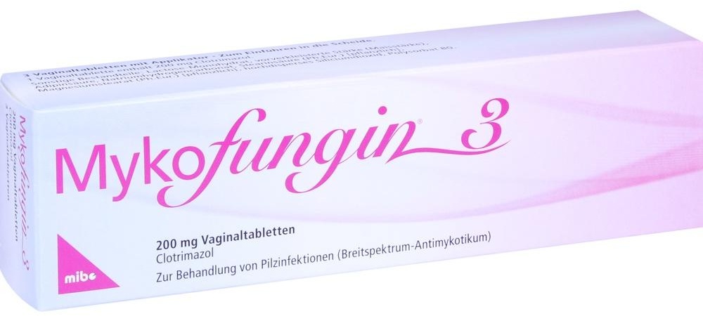 Mykofungin 3 Vaginaltabletten 200mg 3 ST