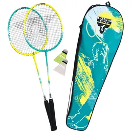 Talbot Torro Schildkröt 449412 - Talbot-Torro Badminton-Set 2-Fighter, 2-Player Set, Kinder-Federball-Set