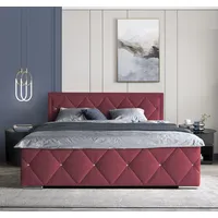 LEONIQUE »Alfie, Topseller! Inkl. Bettkasten&Topper« Wahlweise mit Knopfsteppung oder