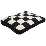 Laroy Cozy Block Hundekissen 120 x 80 cm schwarz/weiß