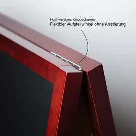 Office Marshal Kundenstopper Kreidetafel Mit Holzrahmen Braun