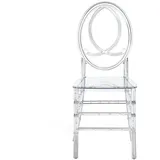 Vente-Unique Stuhl, Transparent, Kunststoff, Uni, 38.5x91.5x53 cm, Esszimmer, Stühle, Esszimmerstühle, Vierfußstühle