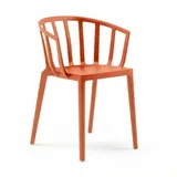 Kartell - Venice Mat Stuhl, rostorange