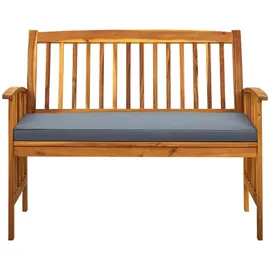 vidaXL Gartenbank 119 x 66 x 115 cm Grau