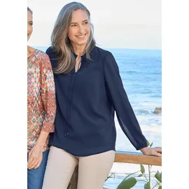 GOLDNER Chiffonbluse Blau 24