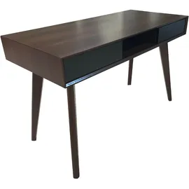 Svita Schreibtisch Retro Nussbaum Dunkelbraun