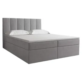 xl moebel gmbh Design-Bett 180 x 200 cm Braun/Grau