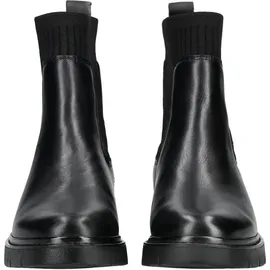 TAMARIS Comfort Damen Chelsea Boots mit Reißverschluss Wasserabweisend, Schwarz 38 EU