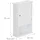 Relaxdays Badschrank 70 x 42 x 16,5 cm Weiß