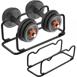 1 Stück Hantelständer Kurzhantel Ständer: 30x11x10cm Langhantelständer Multifunktionaler Klein Hantelablage für Das Fitnessstudio Zu Hause Schwarz