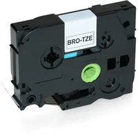 TonerPartner Kompatibel zu Brother TZE741 P-Touch Farbband schwarz auf
