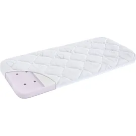Träumeland Babymatratze "Brise Light Matratze passend für Kinderwagen Joolz Day+", weiß, B:34cm H:4cm L:78cm, Bezug (oben): 62% Polyester, 38% Lyocell (TENCELTM). Bezug (unten): 100% Polyester. Steppfüllung: 100% Polyester, Matratzen