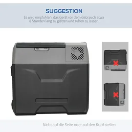 Homcom Kompressor Kühlbox 50 l