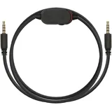 kwmobile Kopfhörerkabel für Alienware AW920H / AW720H / AW310H / AW510H / AW988 - Ersatz Kabel 100 cm Mikrofon Lautstärkeregler - 3.5mm Klinke