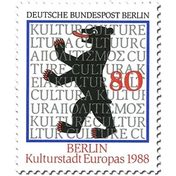 Briefmarke Berlin "Kulturhauptstadt Europas", Mi.-Nr. 800