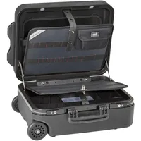 gt line Werkzeugkoffer Mega Wheels 190 PEL TSA Werkzeug-Trolley  schwarz  453 x 345 x 185 mm